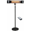 EnerG+ Patio Heater HEA-218CSLR-SS 1500 watts Free Standing Outdoor / Indoor 4 Seasons Infrared Heater