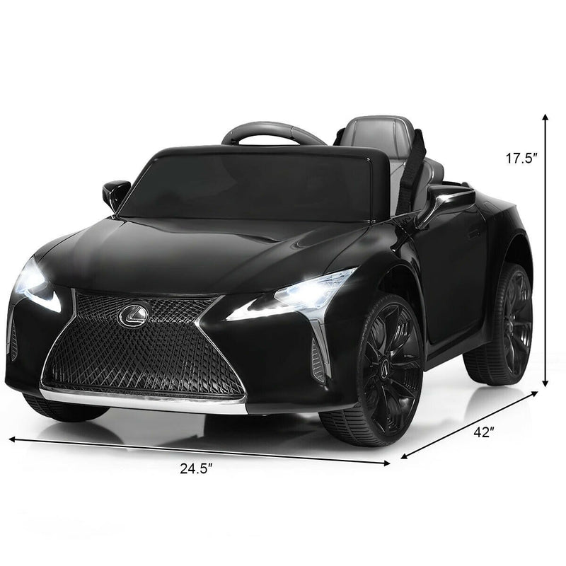 Costway-Limited time offer-Lexus LC500 Licensed Kids 12V Ride Remote Control Electric Vehicle- WITH Suspension