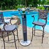 EnerG+ Bar Table Infrared Heated - LED lights - 1500 Watts