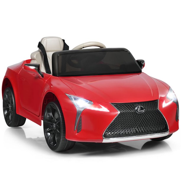 Costway-Limited time offer-Lexus LC500 Licensed Kids 12V Ride Remote Control Electric Vehicle- WITH Suspension