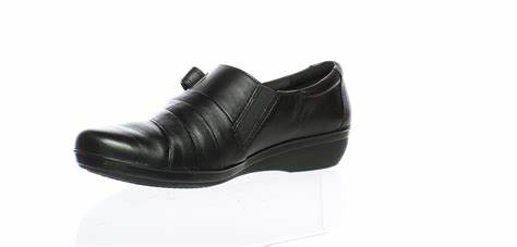 Clarks Everlay Luna Shoe - Women's 8.5 Black Leather (open box)