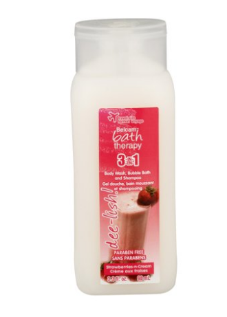 Belcam Bath Therapy 3-IN-1 Strawberries-N-Cream, 98ml