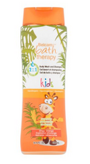 Belcam Bath Therapy Kids Zingy Orange 2-in-1 Body Wash and Shampoo, 500ml