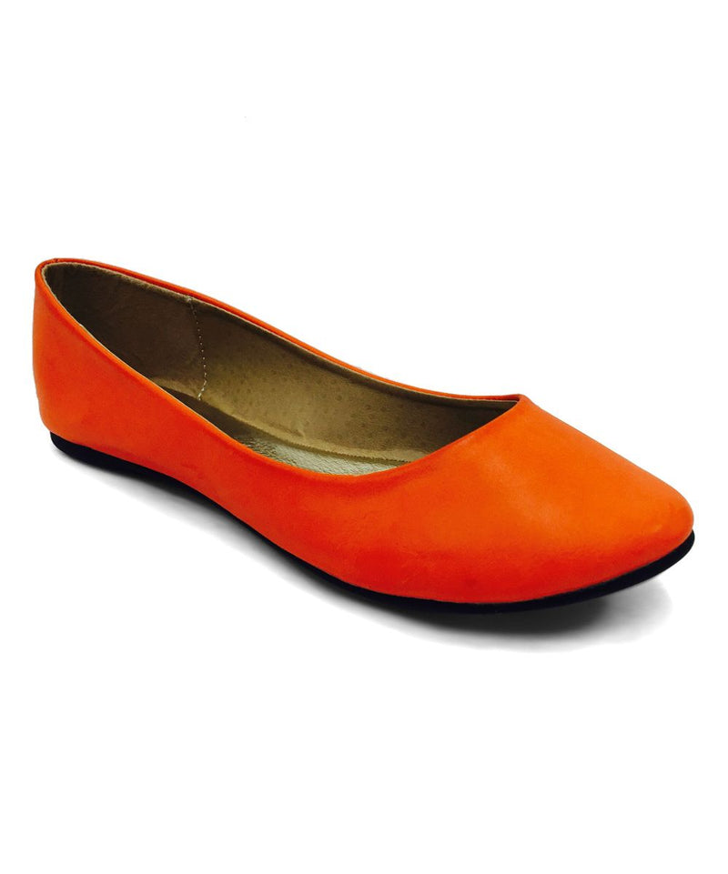 Elegant Footwear Giva Cherish Flat - Women's 9 Orange