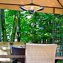 EnerG+ Hanging Infrared Electric Outdoor Heater with Remote and LED Light