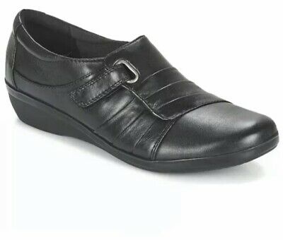 Clarks Everlay Luna Shoe - Women's 8.5 Black Leather (open box)